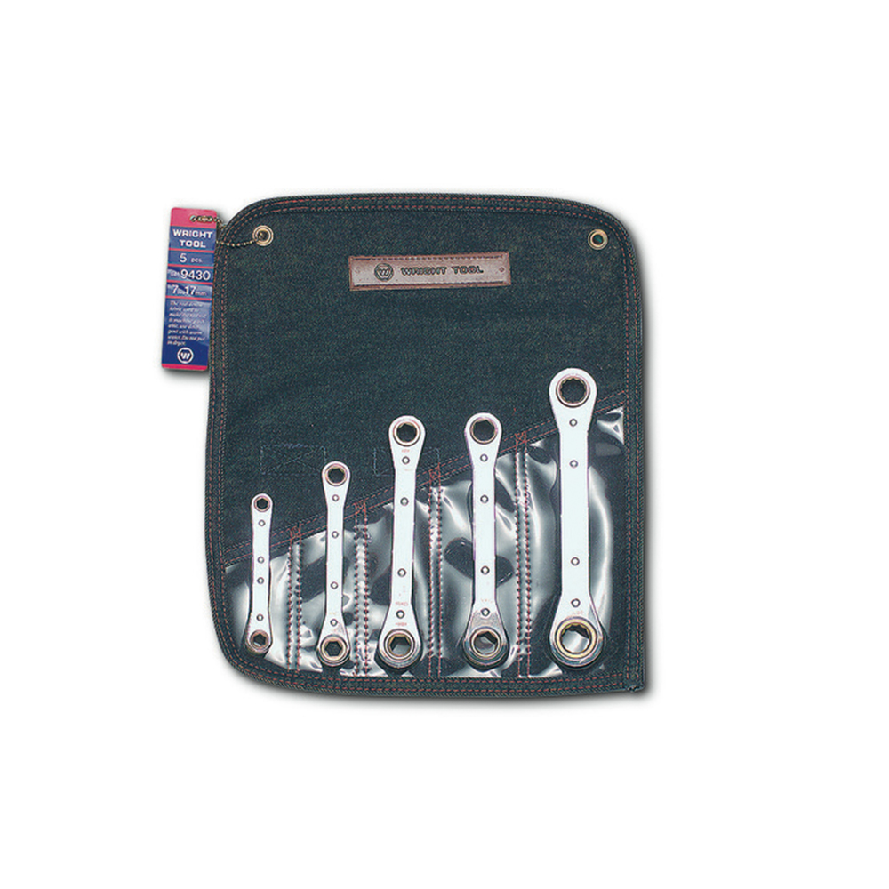 Wright Tool Metric Ratcheting Box Wrenches - 5 Pieces from GME Supply